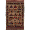 Handmade War Rug 3' 6 x 6' 3 (ft) - No. G24863