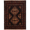 Hand Knotted Baluchi Rug 3' 9 x 5' 2 (ft) - No. G24894