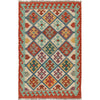 Handmade Vegetable Kilim 3' 4 x 5' 2 (ft) - No. G24993