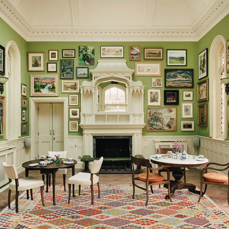 Handmade Vegetable Kilim 8' 4 x 11' 4 (ft) - No. G25076