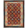 Handmade Vegetable Kilim 4' 9 x 6' 5 (ft) - No. G25078