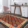 Handmade Vegetable Kilim 4' 9 x 6' 5 (ft) - No. G25078