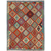 Handmade Vegetable Kilim 4' 8 x 6' 3 (ft) - No. G25087