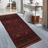 Flat Weave Kilim Runner 2' 7" x 4' 6" (ft) - No. G25228