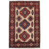 Hand Knotted Kazak Rug 3' 2 x 4' 9 (ft) - No. G25248