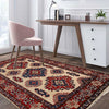 Hand Knotted Kazak Rug 3' 2 x 4' 9 (ft) - No. G25248