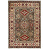 Oriental Kazak Rug 4' 1 x 6' 0 (ft) - No. G25362