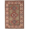 Grey Kazak Rug 2' 7 x 4' 1 (ft) - No. G25367