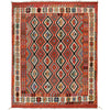 Handmade Vegetable Kilim 7' 9 x 9' 6 (ft) - No. G25378