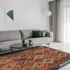 Handmade Vegetable Kilim 4' 2 x 5' 7 (ft) - No. G25409