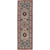 Hand Knotted Kazak Runner 2' 7 x 9' 6 (ft) - No. G25503