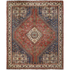 Grey Color Shirazi Rug 8' 1 x 9' 6 (ft) - No. G25513