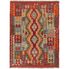 Handmade Vegetable Kilim 4' 0 x 5' 4 (ft) - No. G25536