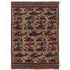 Hand Knotted War Rug 4' 2 x 5' 9 (ft) - No. G25884