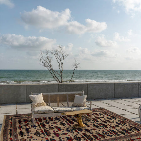 Hand Knotted War Rug 6' 6 x 8' 9 (ft) - No. G25907