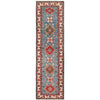 Blue Color Kazak Runner 2' 6 x 9' 5 (ft) - No. G25914