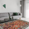 Handmade Vegetable Kilim 4' 1 x 5' 7 (ft) - No. G25916