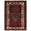 Hand Knotted Baluchi Rug 3' 6 x 5' 1 (ft) - No. G25917