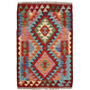 Handmade Vegetable Kilim 2' 0 x 3' 1 (ft) - No. G25977