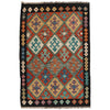 Handmade Vegetable Kilim 3' 2  x 4' 7 (ft) - No. G26004