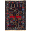 Handmade Balochi Rug 3' 0 x 4' 3 (ft) - No. G26584