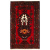 Hand Knotted Baluchi Rug 3' 0 x 4' 9 (ft) - G26638