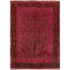 Pink Overdyed Rug 3' 7 x 5' 1 (ft) - No. G26645