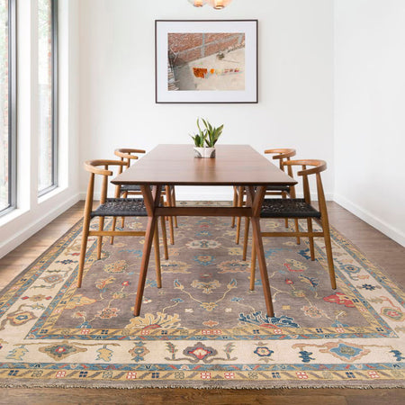 Turkish Design Oushak Rug 8' 7 x 11' 5 (ft) - No. G27014