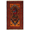 Orange Color Baluchi Rug 2' 6 x 4' 5 (ft) - No. G27051