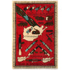 Red Color War Rug 2' 7 x 4' 1 (ft) - No. G27076