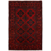 Red Color Khal Mohammadi Rug 4' 2 x 6' 2 (ft) - No. G27097