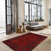 Red Color Khal Mohammadi Rug 3' 4 x 5' 2 (ft) - No. G27098