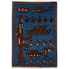 Hand Knotted War Rug 1' 12 x 2' 11 (ft) - No. G27100