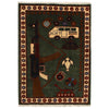 War Rug 1' 11 x 2' 11 (ft) - No. G27101