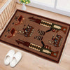 Brown Color War Rug 1' 11 x 2' 10 (ft) - No. G27104