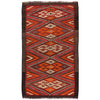 Handmade Multi-color Kilim 3' 10" x 6' 6" (ft) - No. G27109