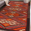 Handmade Multi-color Kilim 3' 10" x 6' 6" (ft) - No. G27109