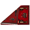 Red War Rug 2' 0 x 2' 11 (ft) - No. G27469