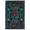 Blue Color War Rug 2' 9 x 4' 1 (ft) - No. G27478