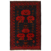 Maroon Baluchi Rug 3' 7" x 6' 2" (ft) - No. G27493