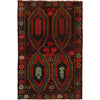 Maroon Baluchi Rug 4' 1" x 6' 4" (ft) - No. G27495