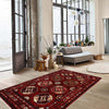 Red Color Khal Mohammadi Rug 3' 2" x 5' 3" (ft) - No. G27497