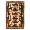 Ivory Color War Rug 2' 1 x 3' 1 (ft) - No. G27500