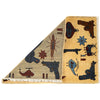 Handmade War Rug 2' 0" x 2' 11" (ft) - No. G27516