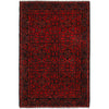 Red Color Khal Mohammadi Rug 4' 6" x 6' 6" (ft) - No. G27519