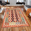 Handmade Vegetable Kilim 3' 5"  x 4' 11" (ft) - No. G27530