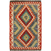 Handmade Vegetable Kilim 2' 8" x 4' 2" (ft) - No. G27541