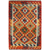 Handmade Vegetable Kilim 2' 9" x 4' 2" (ft) - No. G27543