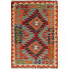 Handmade Vegetable Kilim 2' 9" x 4' 0" (ft) - No. G27579