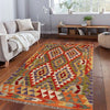 Handmade Vegetable Kilim 3' 5" x 5' 1" (ft) - No. G27589